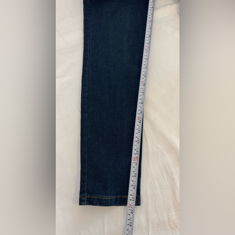Women's High-Waist Bootcut Jeans Sexy Stretch Denim Deep Blue Blend Flare Leg M - Picture 14 of 15